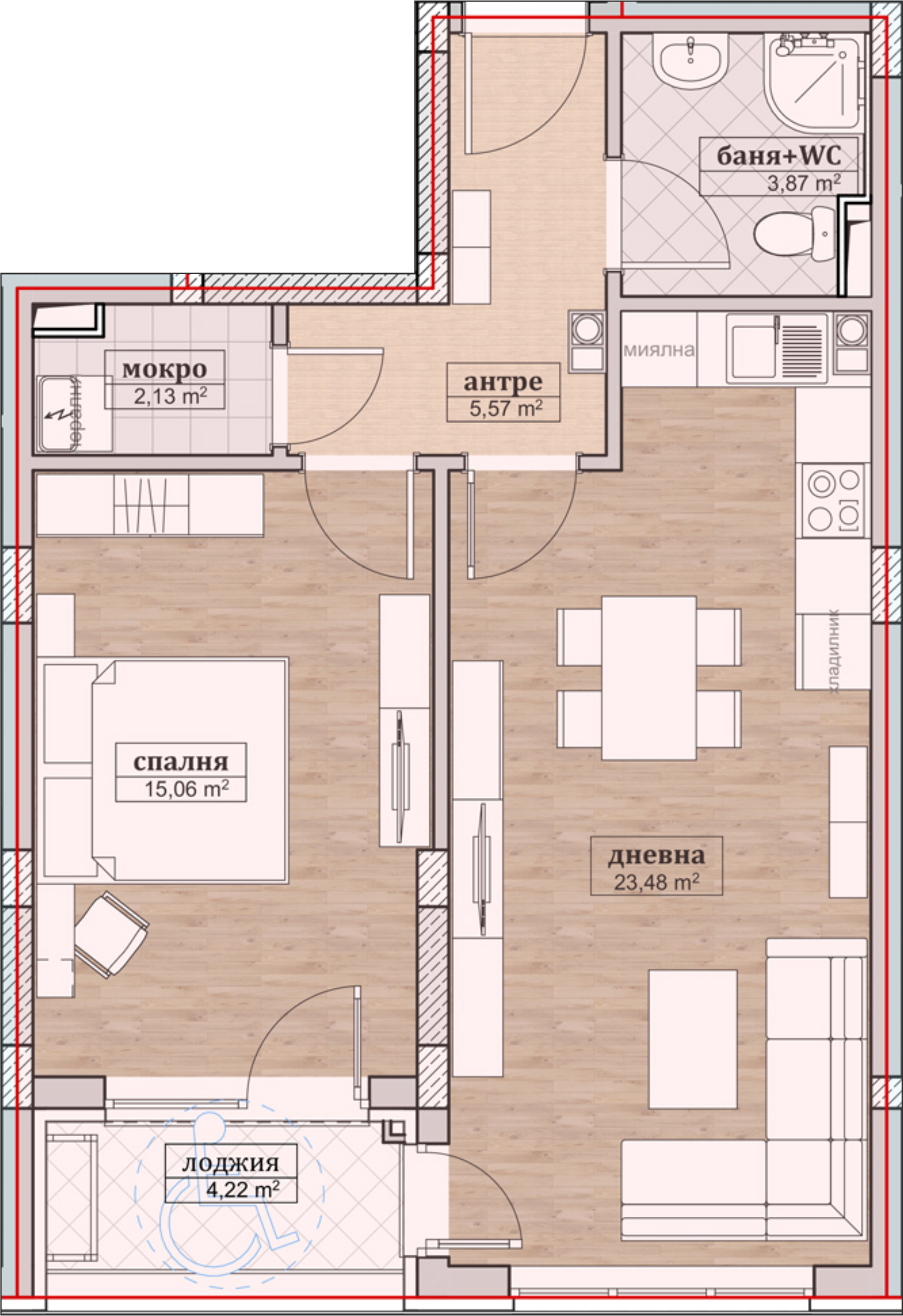 Схема на Апартамента